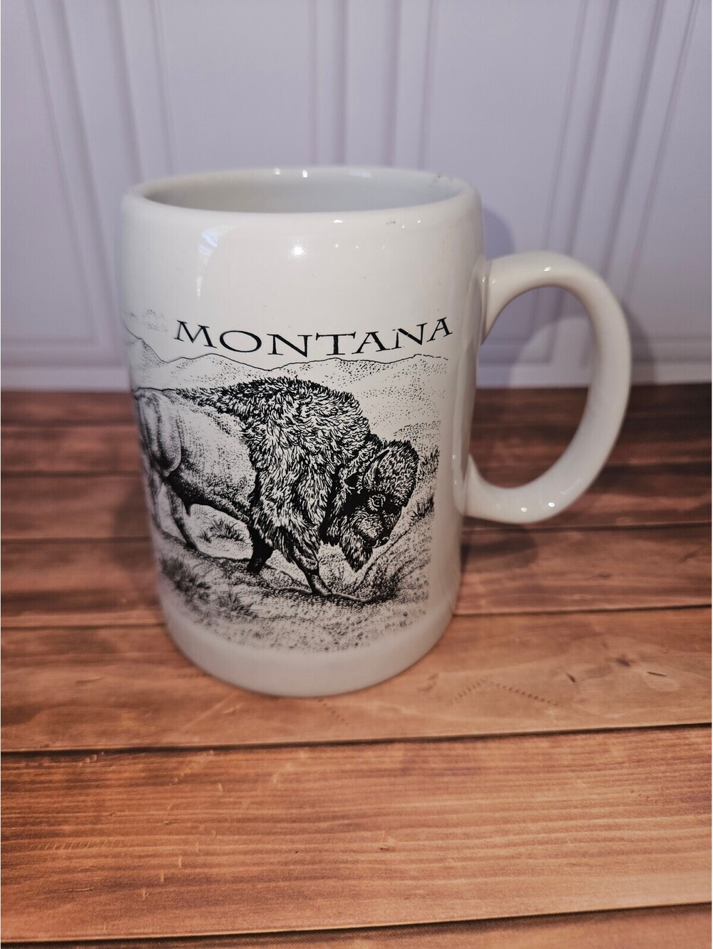 Montana Ceramic Buffalo Mug